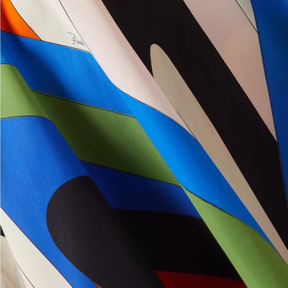 Pucci Printed Geometric Swirl Skirt - Picture 4 of 14